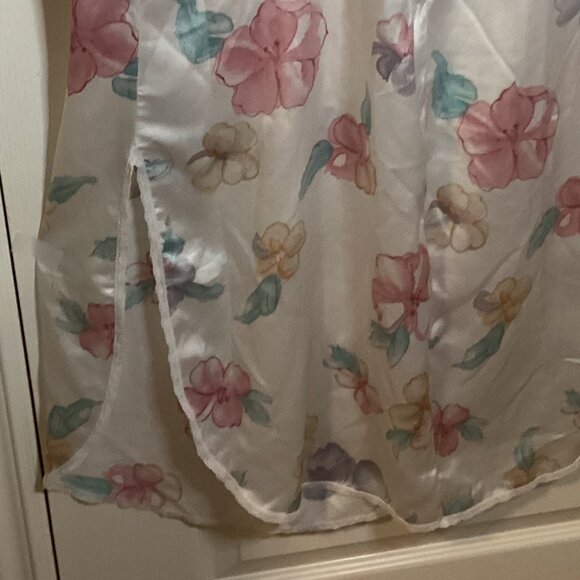 Vintage Carolyn Holt Renfrew Women's Maxi Nightgown & Robe Set Size L Floral - Picture 7 of 12